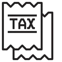 Free Tax Receipt Invice Icon