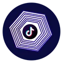 Free Tiktok Social Media Twitter Icon