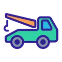 Free Evacuator Tow Truck Icon