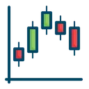 Free Trading Graph Analytics Icon