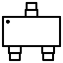 Free Semiconductor Transistor Chip Icon