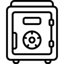 Free Tresorschutz Tresor Sicheres Schliessfach Symbol