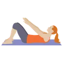 Free Tummy Exercise Aerobics Stretch Muscle Icon