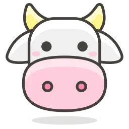 Free Vache Emoji Icône