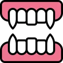 Free Vampire Teeth Dentures Teeth Icon