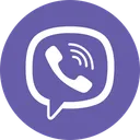 Free Viber Soziale Medien Logo Symbol