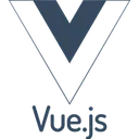 Free Vuejs Plain Wortmarke Symbol