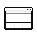 Free Web UI Layout Icons Are Visual Representations Of Actions Or Elements Related To The Arrangement And Structure Of A Webpage Or Application Interface They Are Typically Small Simple Symbols That Convey Their Meaning Intuitively Icon