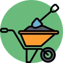 Free Wheelbarrow  Icon