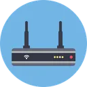 Free Wifi Router Wifi Modem Wifi Signals Icon