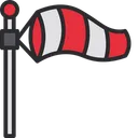 Free Windsock Wind Direction Wind Speed Icon