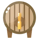 Free Wine Barrel  Icône