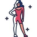 Free Woman Body Body Girl Icon