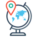 Free World Map Earth Icon