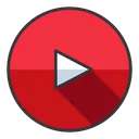 Free Youtube Social Medios Icono