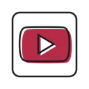 Free Youtube Video Multimedia Icono