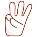 Free Zahlzeichen Zahlhand Handbewegung Symbol