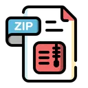 Free Zip Archivos Y Carpetas Formato De Archivo Icono