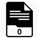 0 File Format Icon