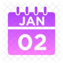 Jan Week Time Icon