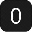 Keyboard Zero Count Icon