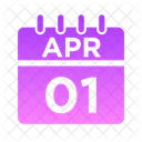 Apr Week Time Icon