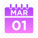 Mar Week Time Icon