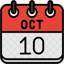 10 de octubre  Icono