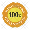 100 Guaranted Guarantee Certificate Icon