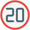 100 Km Speed  Icon