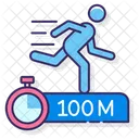 100 M Hurdles Meter Hurdles Hurdle Race Icon