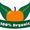 Pegatina Eco Organico Icono