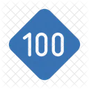 100 velocidades  Icono