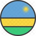 Ruanda Afrika Land Symbol