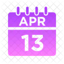 Apr Week Time Icon