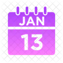 Jan Week Time Icon