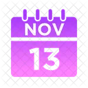 Nov Week Time Icon