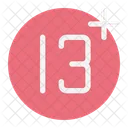 13 plus  Symbol