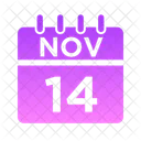 Nov Week Time Icon