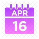 Apr Week Time Icon