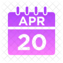 Apr Week Time Icon