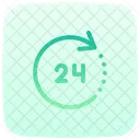 24 Hour Service  Icon