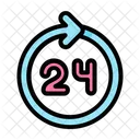 24 Hours Service  Icon