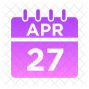 Apr Week Time Icon