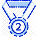 2nd Position Medal Place Icon