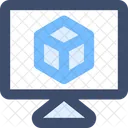 3 D Cube  Icon