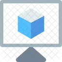 3 D Cube  Icon