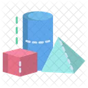 3 D Cube  Icon