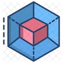 3 D Cube Cube 3 D Shapes Icon