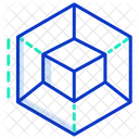 3 D Cube  Icon